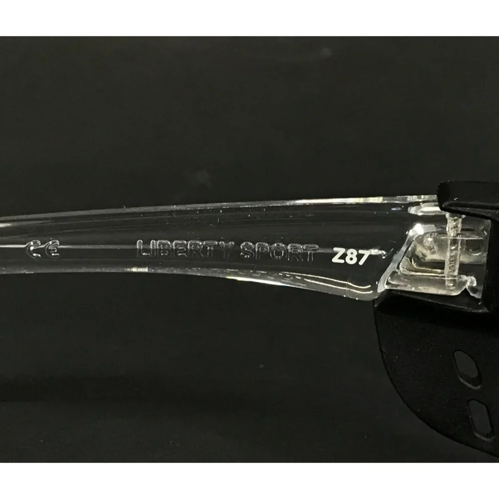 Rec Specs Athletic Goggle Frames PANTON #100 Clear Black Full Rim Z87 60-21-125